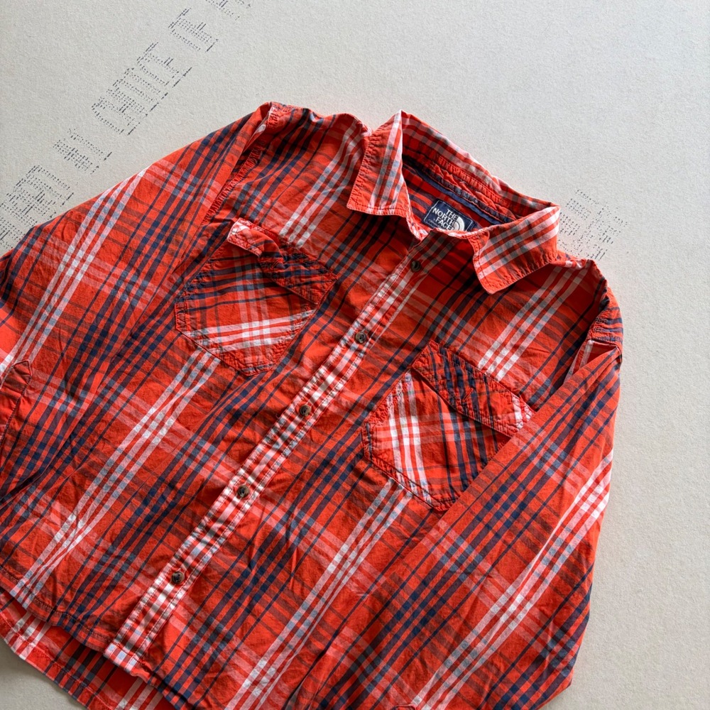 VIntage 90s The North Face Plaid Button Down Shirt